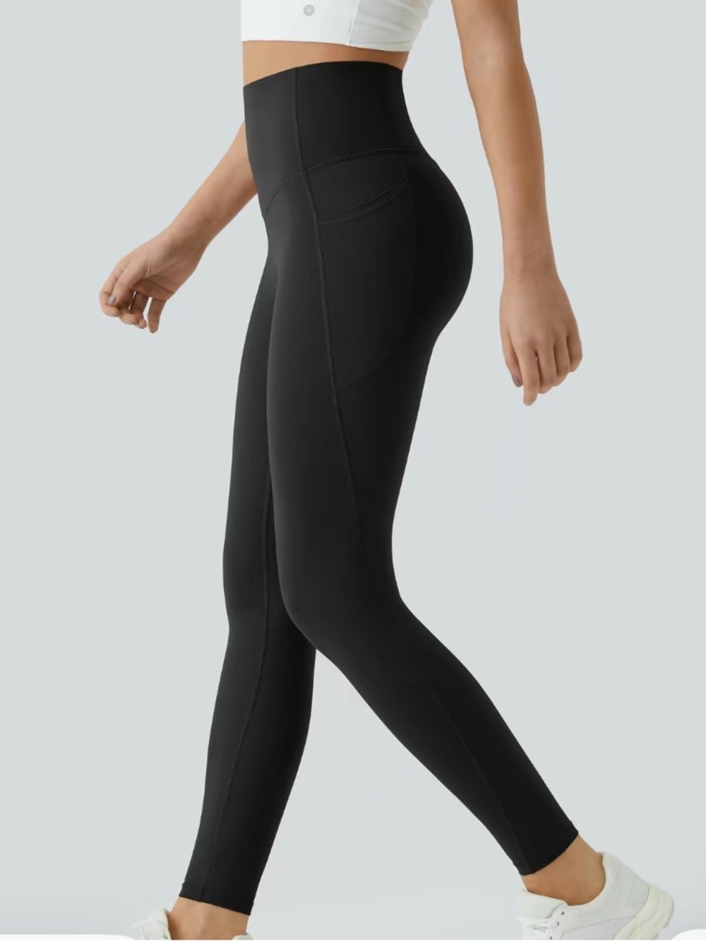 Halara UltraSculpt High Waisted Pocket Leggings Black XS Full Length